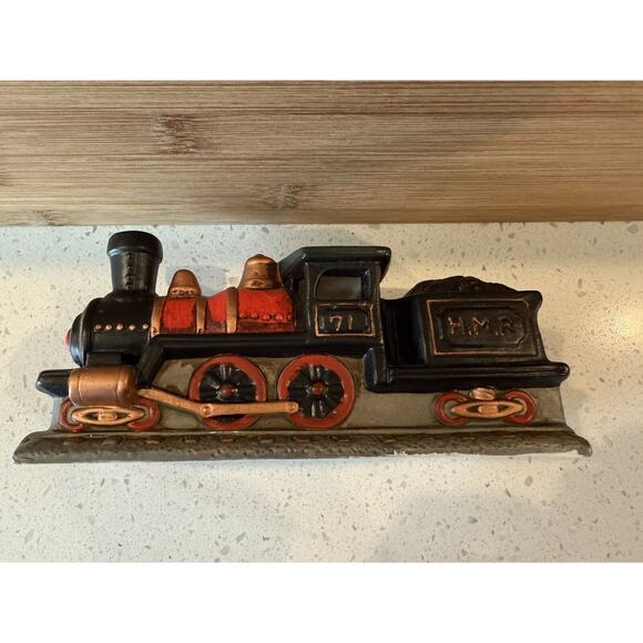 Lefton 1989 Railroad‎ Colonial Village Train Engine 07125 Vintage - Picture 8 of 13